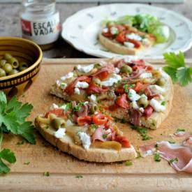 Spanish Tapas Toast with Escalivada