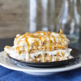 Banana Caramel Ice Box Cake