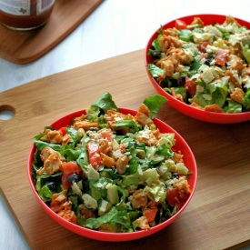 Chopped Chicken BBQ Salad