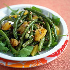 Roasted Green Bean Salad w Orange