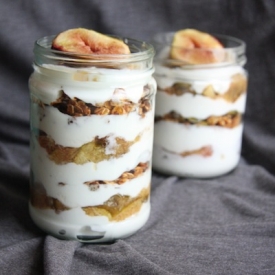 Honey Roasted Fig Parfaits