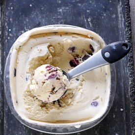 Bourbon Cherry Ice Cream