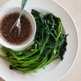 Spinach with Sesame Dressing