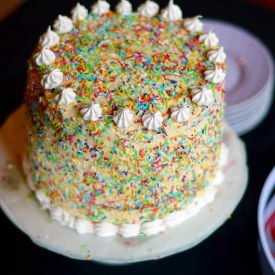 Birthday Rainbow Cake