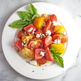 Heirloom Tomato & Watermelon  Salad