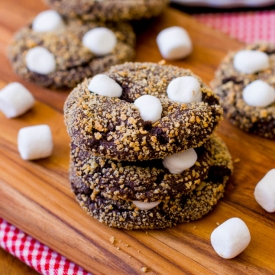 S’more Crinkle Cookies