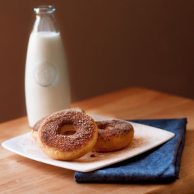 Baked Cinnamon Doughnuts