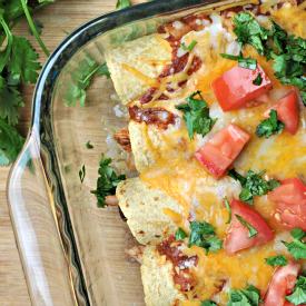 20-Minute Chicken Enchiladas