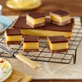 Dark Chocolate Caramel Slice