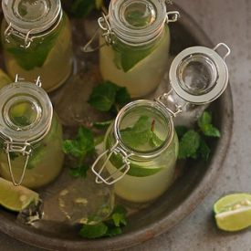 Honey Mint Lime Water