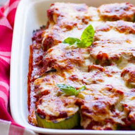 Light Zucchini Parmigiana