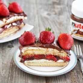 Strawberry Nutella Tiramisu