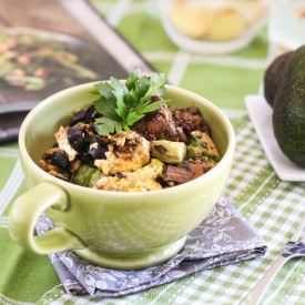 Beef, Eggs & Avocado Breakfast Bowl