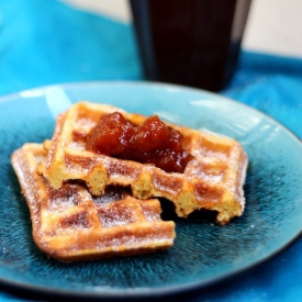 Vanilla and Carrot Waffles