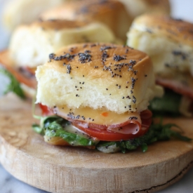 Ham and Mango Cheese Sliders