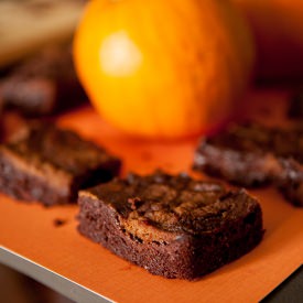 4 Ingredient Pumpkin Pie Brownies