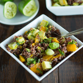 Mango and Red Quinoa Cereal