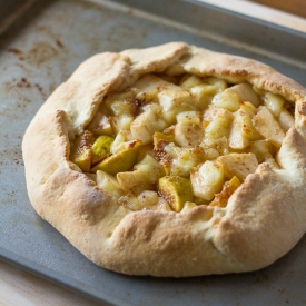 Fig, Pear, and Brie Galette