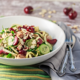 Zucchini Cherry Salad