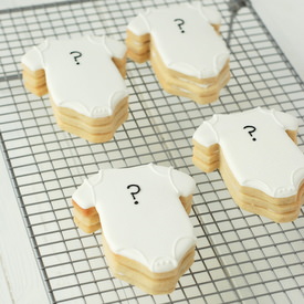 Baby Shower Gender Reveal Cookies