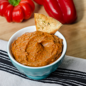 Roasted Eggplant and Red Pepper Dip