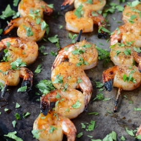 Sweet & Sticky Shrimp