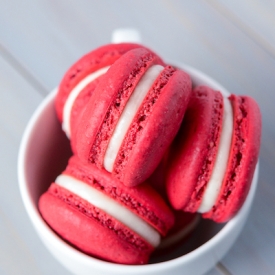 Red Velvet Macarons