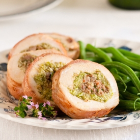 Chicken & Sausage Roulade