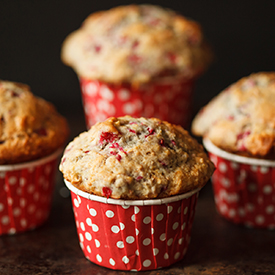 Raspberry Pecan Muffins