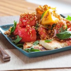 Tomato, Watermelon & Spelt Salad