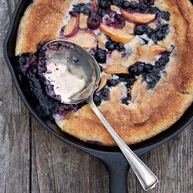 Summer Fruit Skillet Cobbler