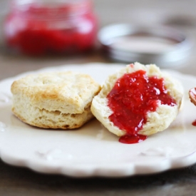 Raspberry Peach Freezer Jam