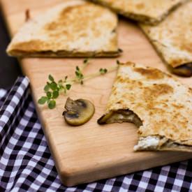 Quesadillas with Mushrooms & Herbs