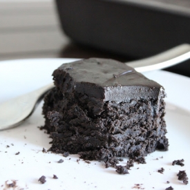 Cold Chocolate Snacking Cake