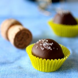 Chocolate Champagne Truffles