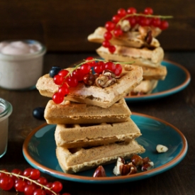 GF Vegan Nut Waffles