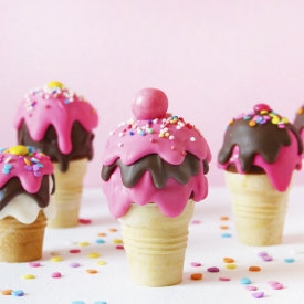 Ice Cream Cone Cake Pops