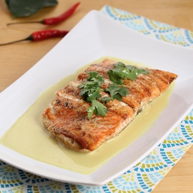 Coconut Lemongrass Salmon