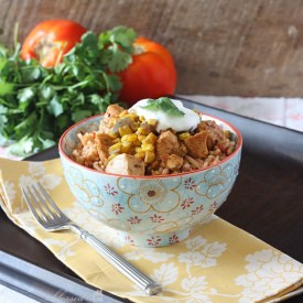 Mexican Chicken and Rice Bowls