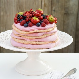 Mixed Berry and Hazelnut Dacquoise