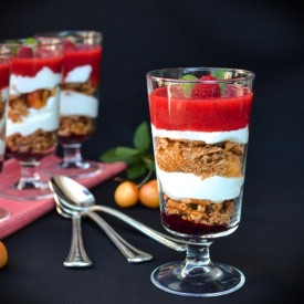 Berry Pretzel Parfait