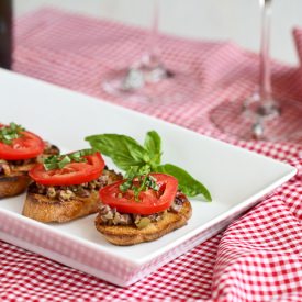 Grilled Crostini w/Olive Tapenade