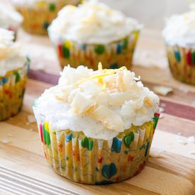 Lemon Lime Coconut Cupcakes (GF)