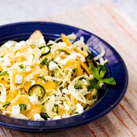 Shaved Fennel and Melon Salad