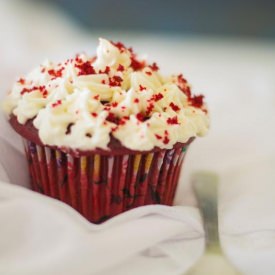 Red Velvet Cupcakes and in a Jar