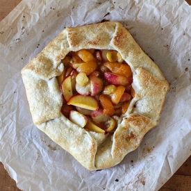 Stone Fruit Galette with Ginger