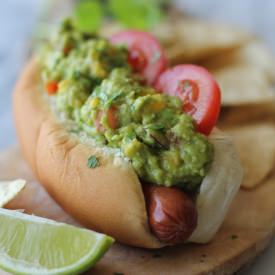 Guacamole Hot Dogs