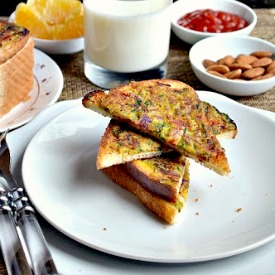 Besan Toast/Eggless French Toast