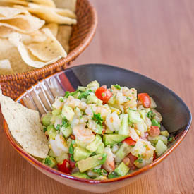 Shrimp and Avocado Salsa