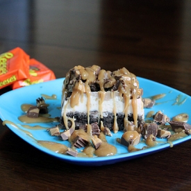 Peanut Butter Cup Brownie Cake